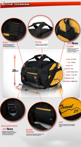 Sport reistas maat "xs" Travel rood