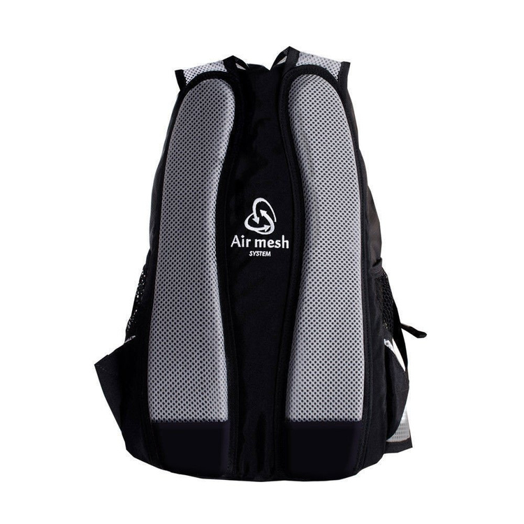 Stad/school rugzak met skateboard ruimte en laptop vak - Trip - rood